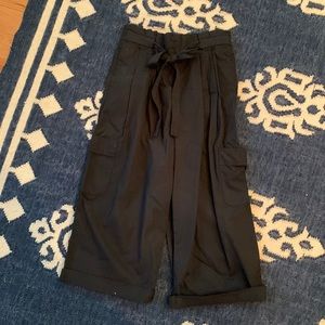 Barbour Black Wide-Leg Pants